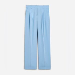J Crew Wide-leg essential pant in city crepe BS581